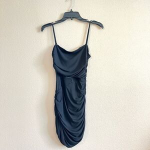 NWT Tic Toc Mesh Hip Cutout Mini Dress